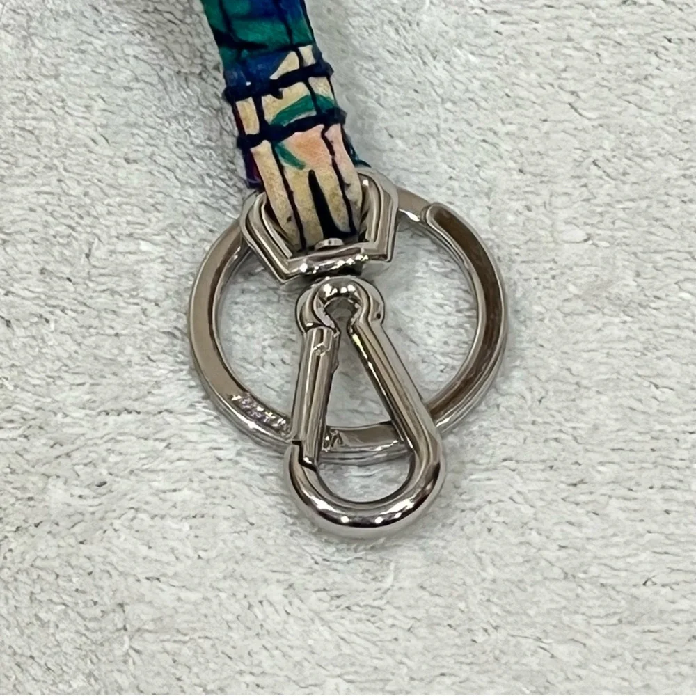 Vera Bradley Navy Floral Lanyard